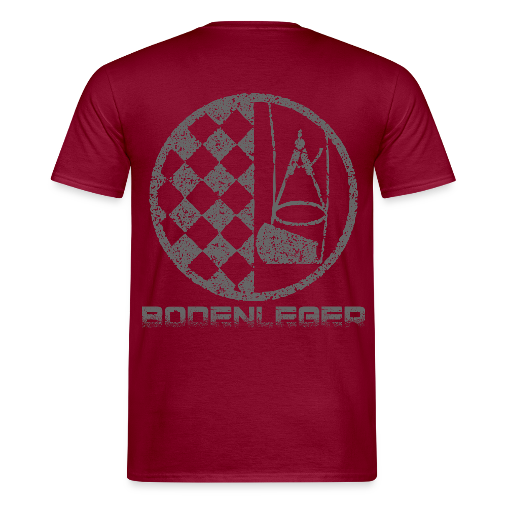 Unisex T-Shirt "Bodenleger" Ziegelrot Männer T-Shirt