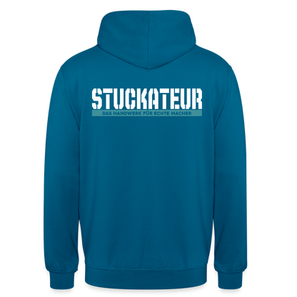 Unisex Hoodie HW-300 | MACHER "Stuckateur" Tiefseeblau Unisex Hoodie {{ color }}