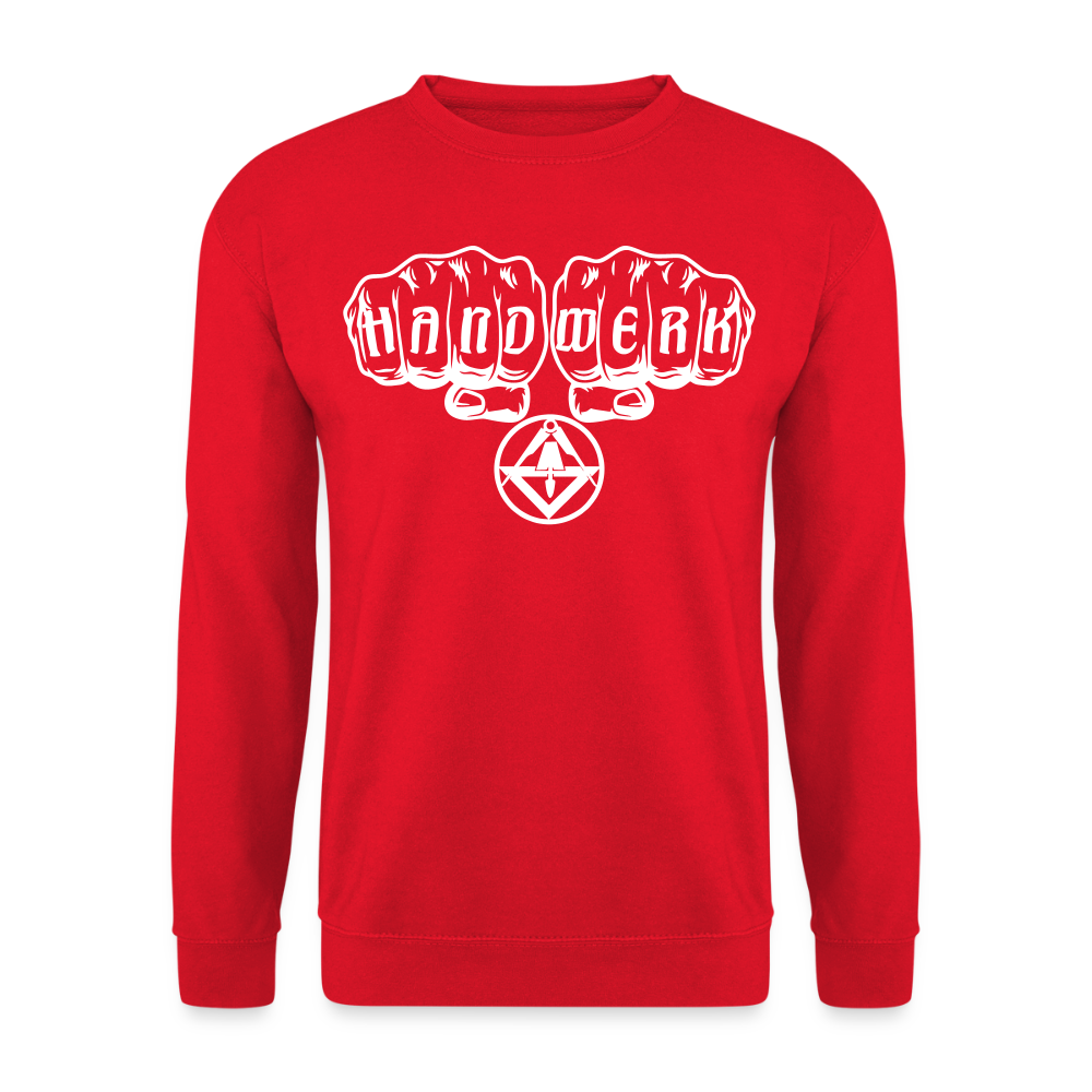 Unisex Pullover "Stuckateur" Rot Unisex Pullover