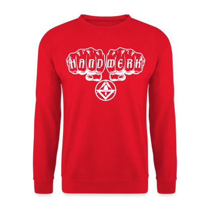 Unisex Pullover "Stuckateur" Rot Unisex Pullover