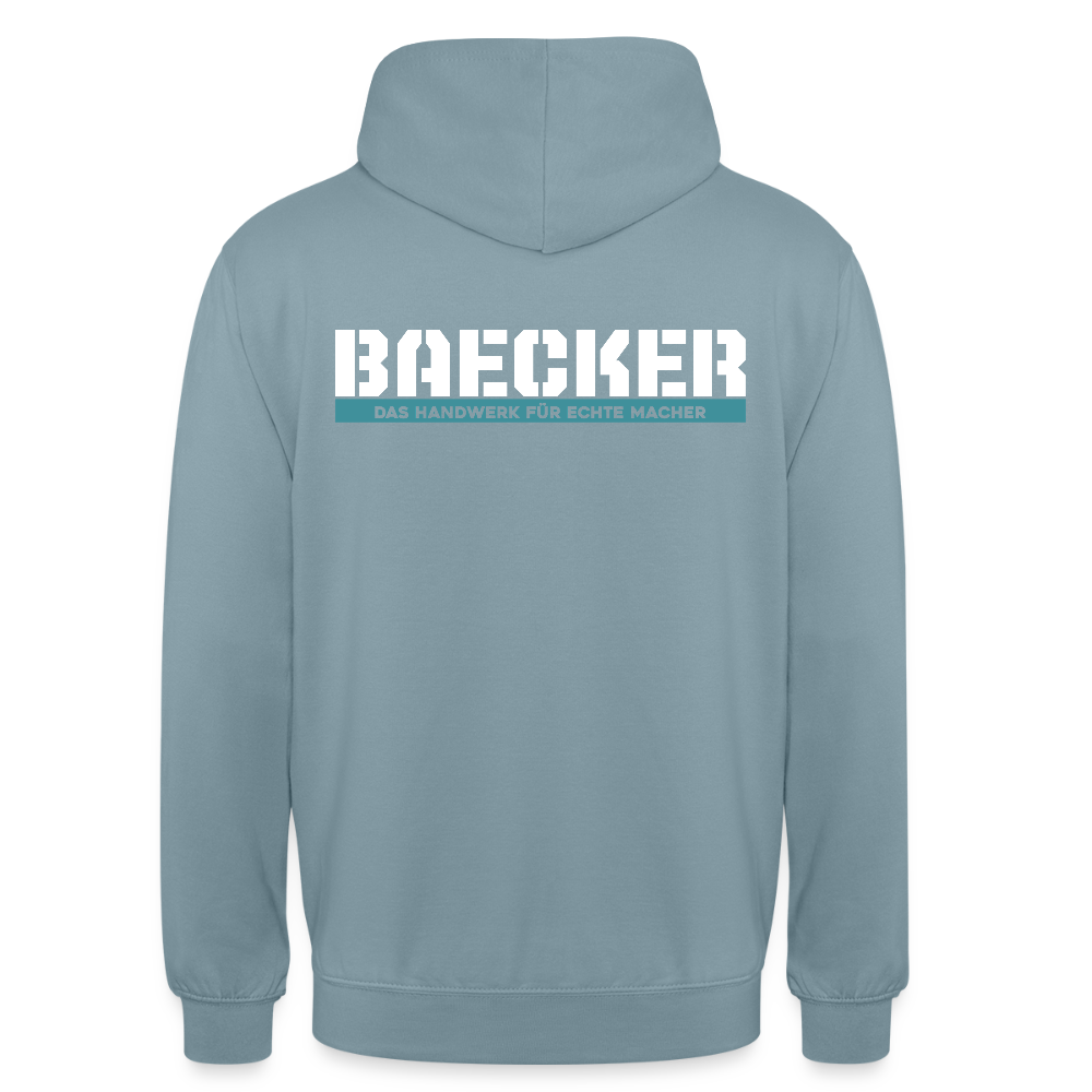 Unisex Hoodie HW-300 | MACHER "Bäcker" Nebelblau Unisex Hoodie {{ color }}