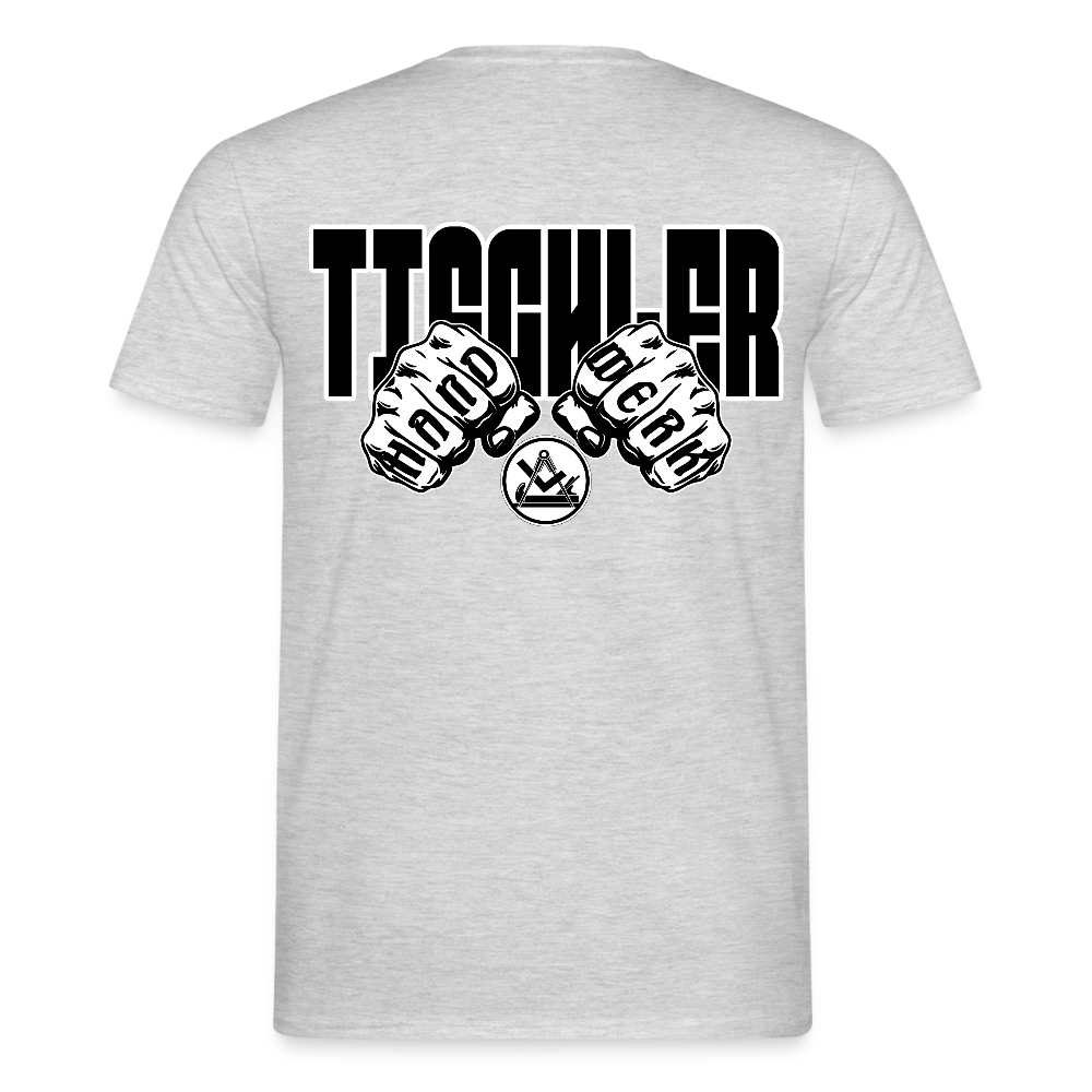 Unisex T-Shirt "Tischler" Grau meliert Männer T-Shirt