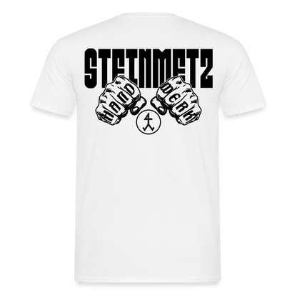 Unisex T-Shirt "Steinmetz" Weiß Männer T-Shirt
