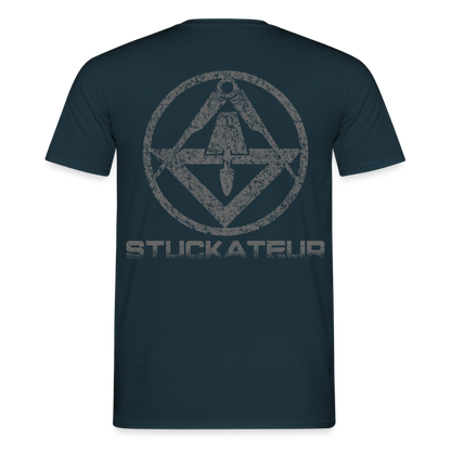 Unisex T-Shirt "Stuckateur" Navy Männer T-Shirt