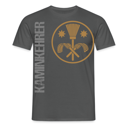 Unisex T-Shirt "Kaminkehrer" Anthrazit Männer T-Shirt