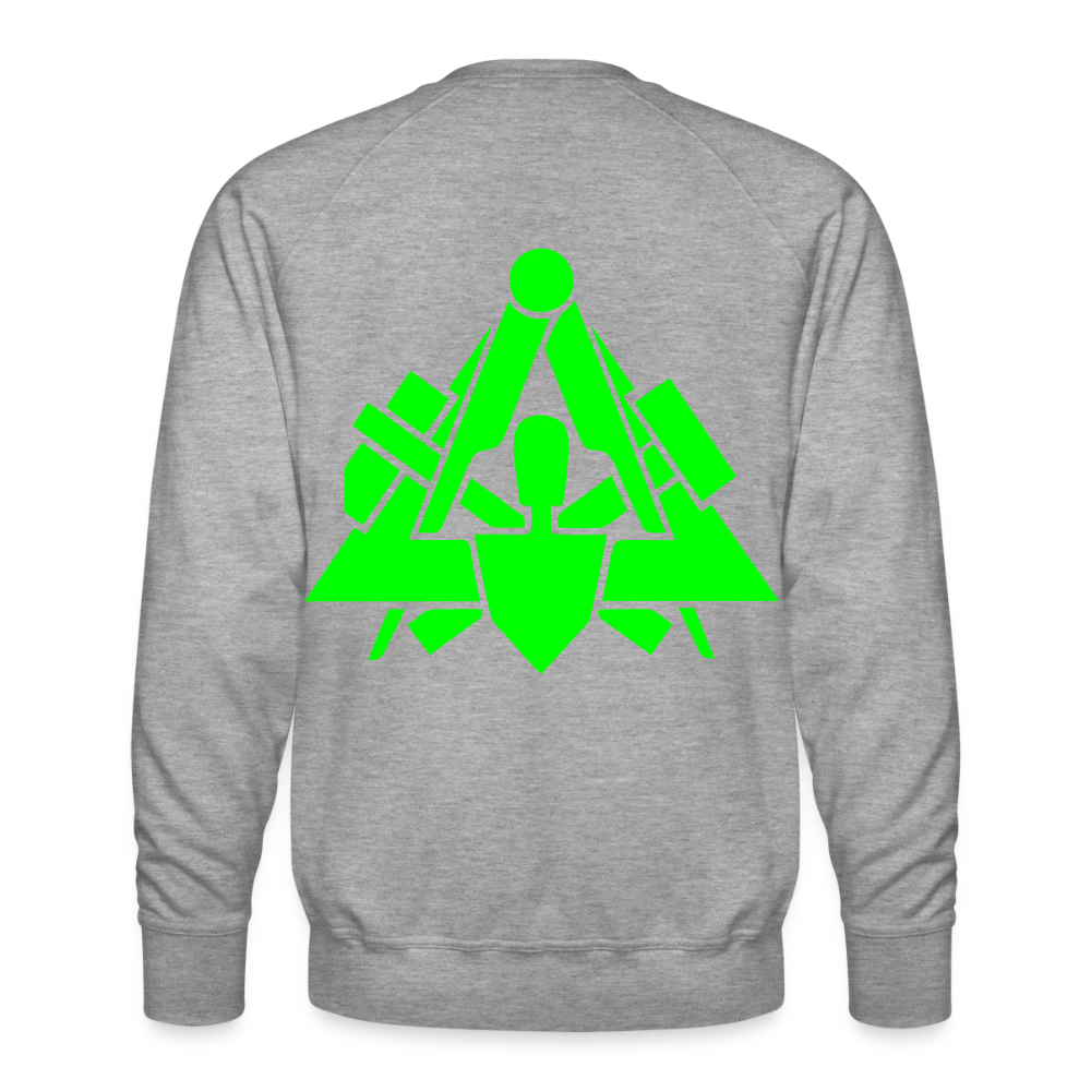 Unisex Premium Pullover "Maurer" neongrün Männer Premium Pullover