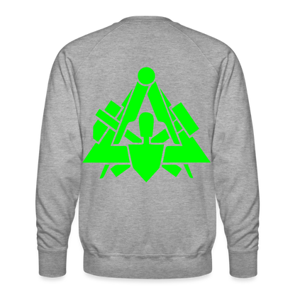 Unisex Premium Pullover "Maurer" neongrün Männer Premium Pullover