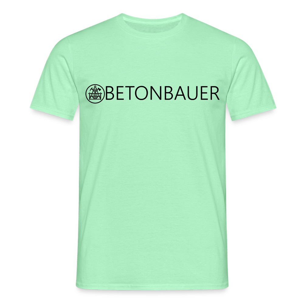 Unisex T-Shirt "Betonbauer" Mintgrün Männer T-Shirt