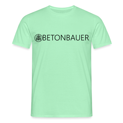 Unisex T-Shirt "Betonbauer" Mintgrün Männer T-Shirt