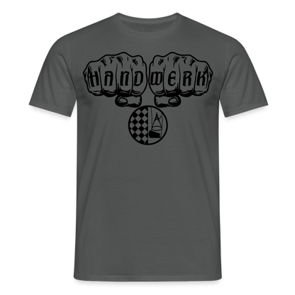 Unisex T-Shirt "Bodenleger" Anthrazit Männer T-Shirt