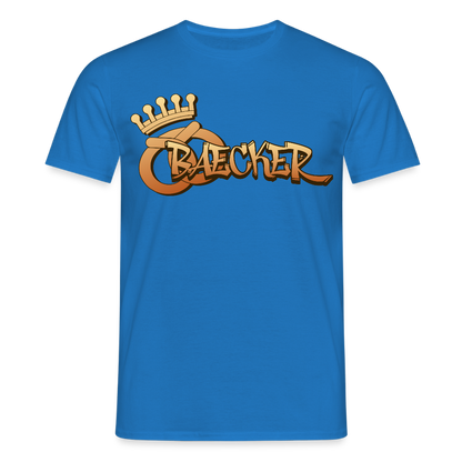 Unisex T-Shirt "Bäcker" Royalblau Männer T-Shirt