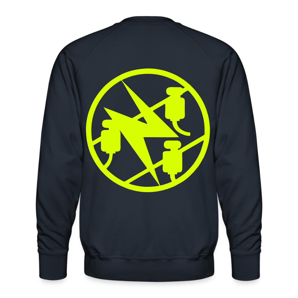 Unisex Premium Pullover "Elektriker" neongelb Männer Premium Pullover