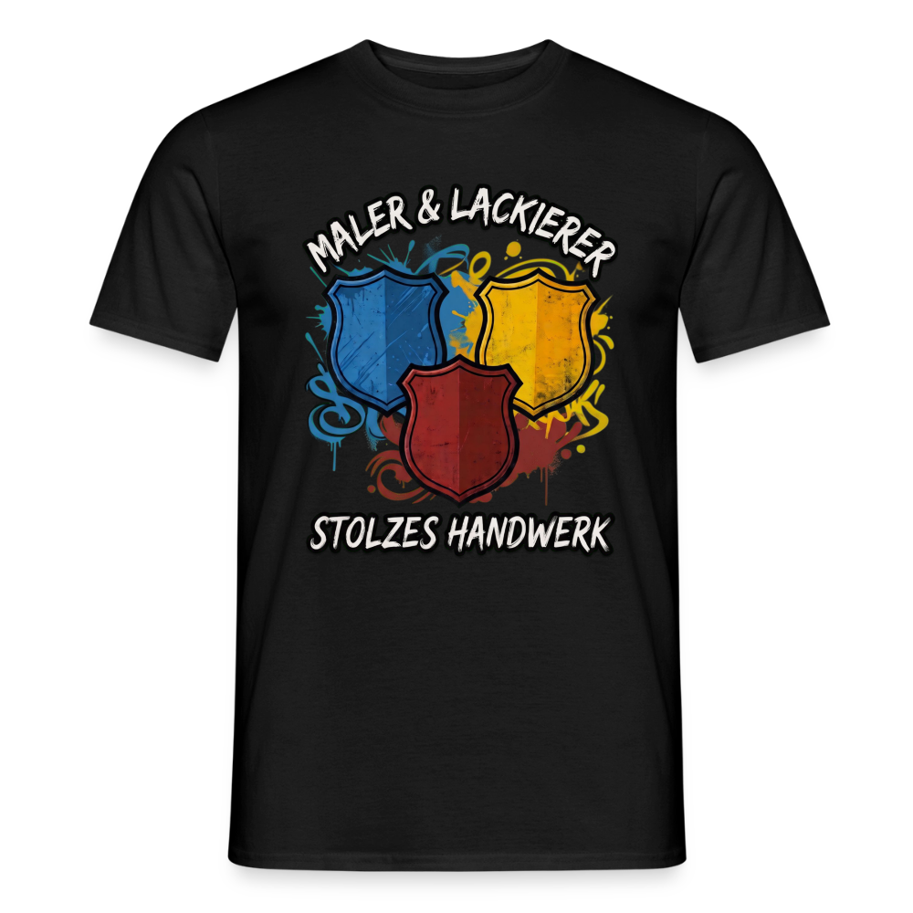 Spreadconnect Männer T-Shirt „Maler & Lackierer – Stolzes Handwerk“ in schlichtem Design