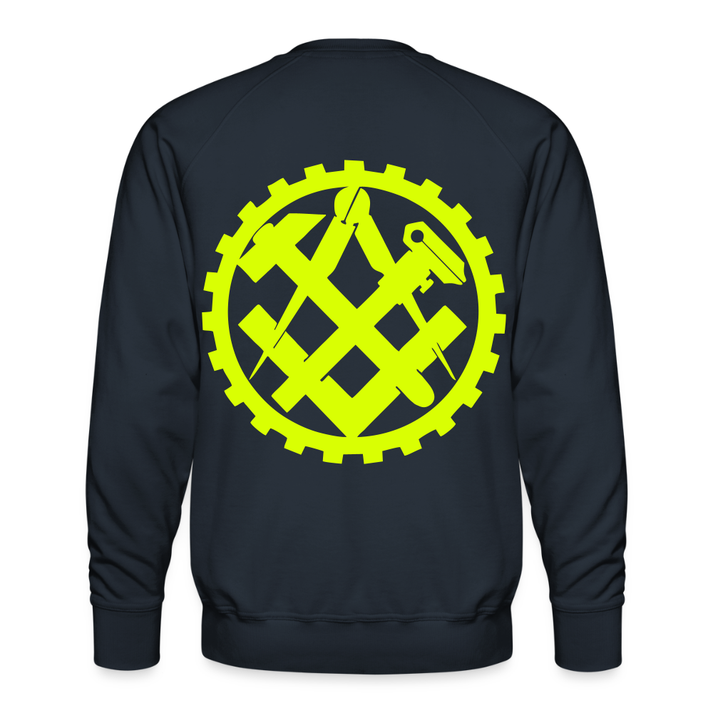 Unisex Premium Pullover "Mechaniker" neongelb Männer Premium Pullover