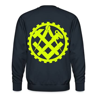 Unisex Premium Pullover "Mechaniker" neongelb Männer Premium Pullover