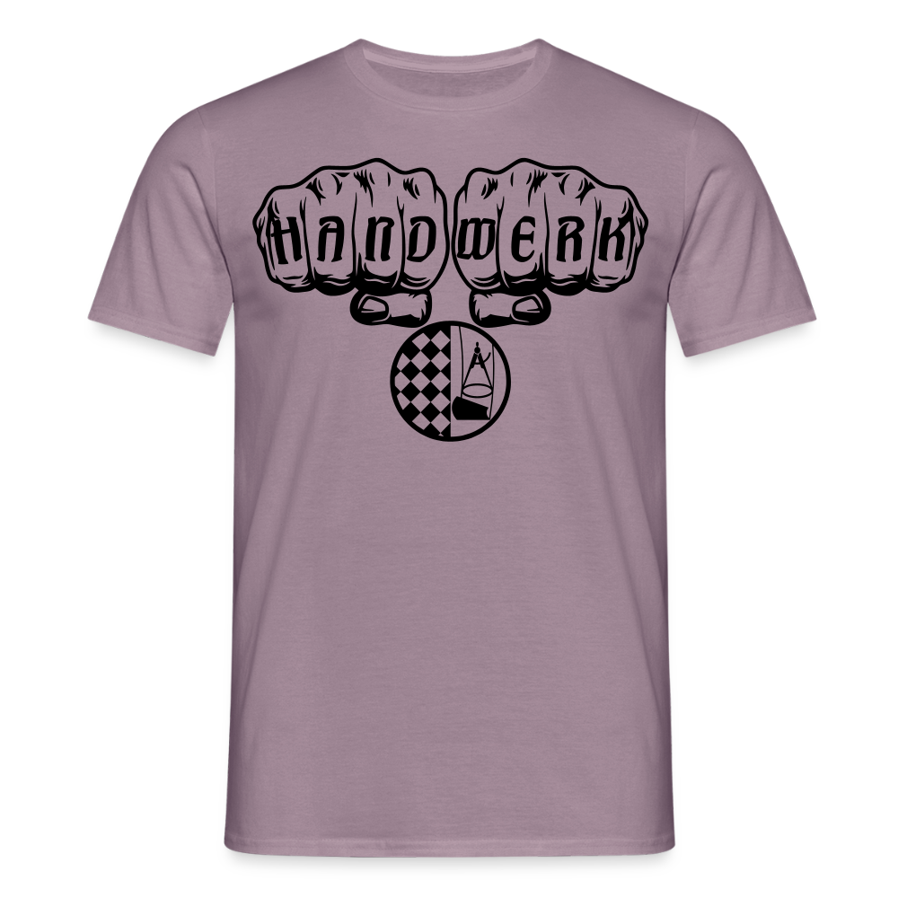 Unisex T-Shirt "Bodenleger" Lilagrau Männer T-Shirt