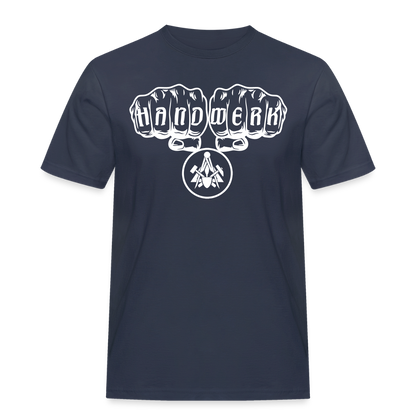 Männer Workwear T-Shirt "Maurer" Navy Männer Workwear T-Shirt