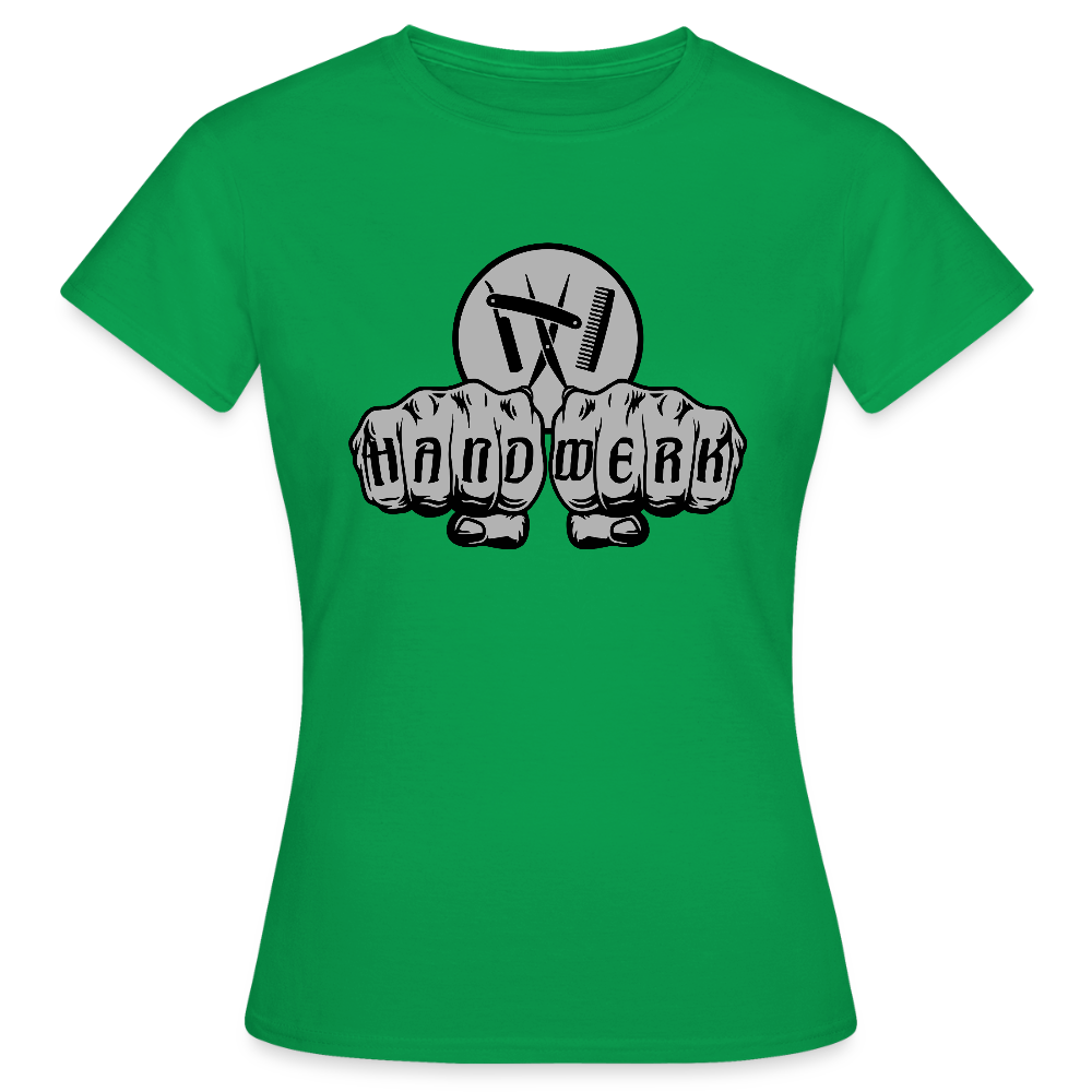 Frauen T-Shirt "Friseur" Kelly Green Frauen T-Shirt