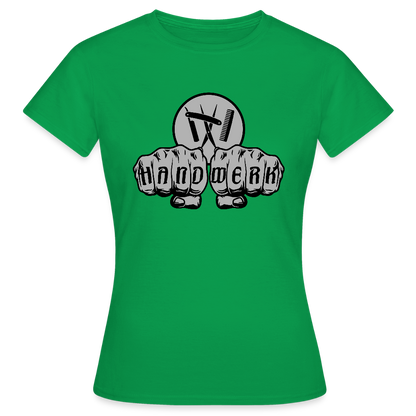 Frauen T-Shirt "Friseur" Kelly Green Frauen T-Shirt