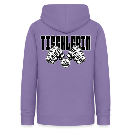Frauen Hoodie "Tischlerin" (beidseitig beruckt) Lavendel Frauen Hoodie