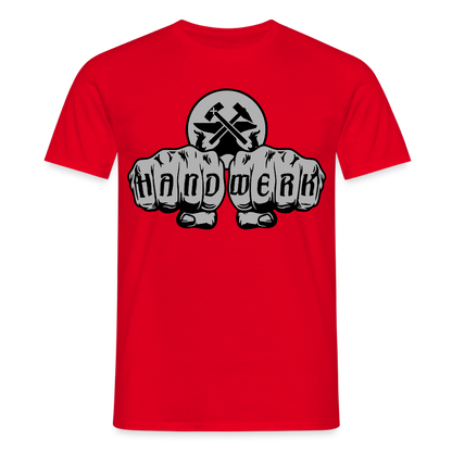 Unisex T-Shirt "Metallbauer" Rot Männer T-Shirt