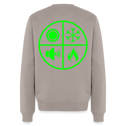 Unisex Premium Pullover "Isolierer" neongrün Männer Premium Pullover
