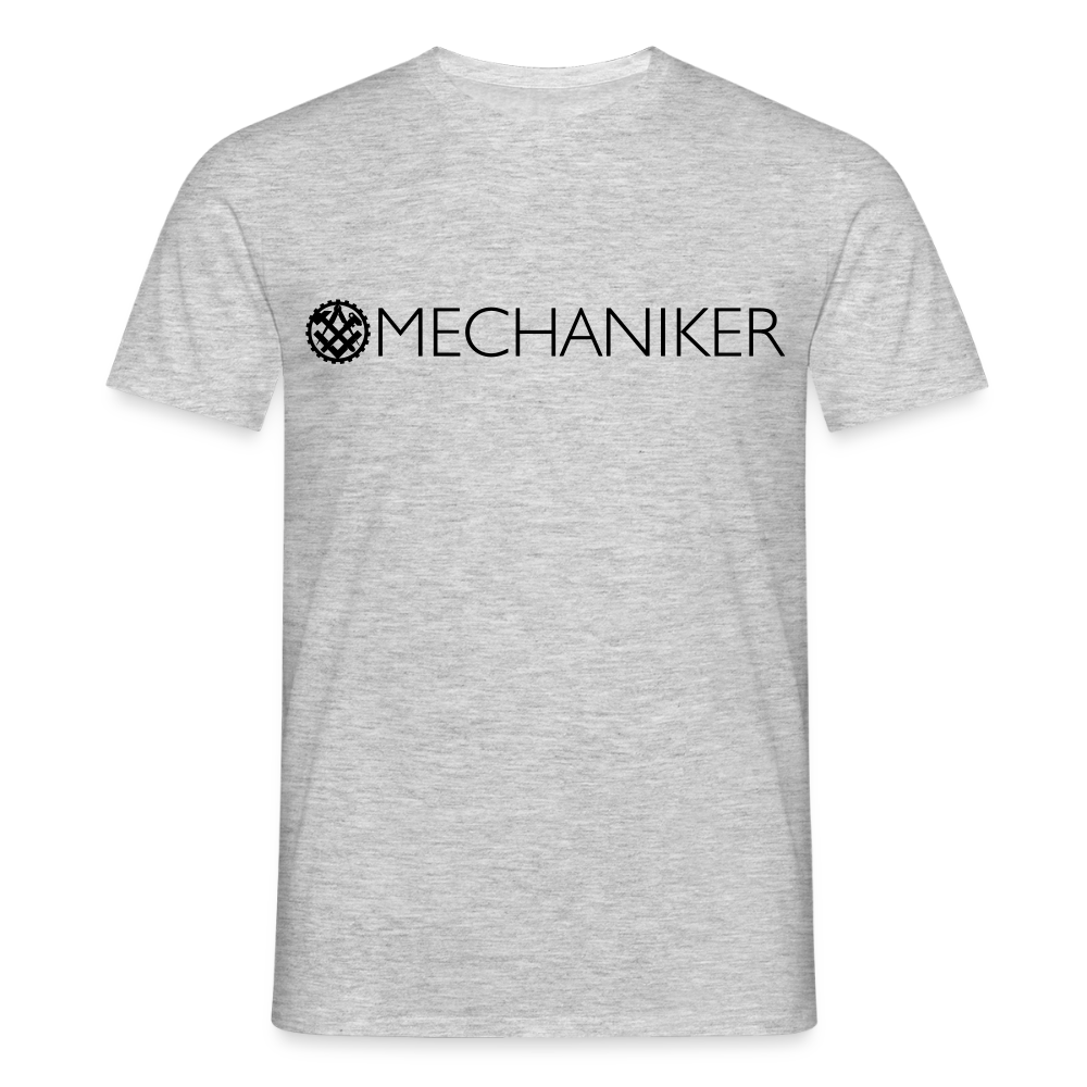 Unisex T-Shirt "Mechaniker" Grau meliert Männer T-Shirt