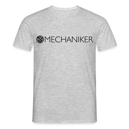 Unisex T-Shirt "Mechaniker" Grau meliert Männer T-Shirt