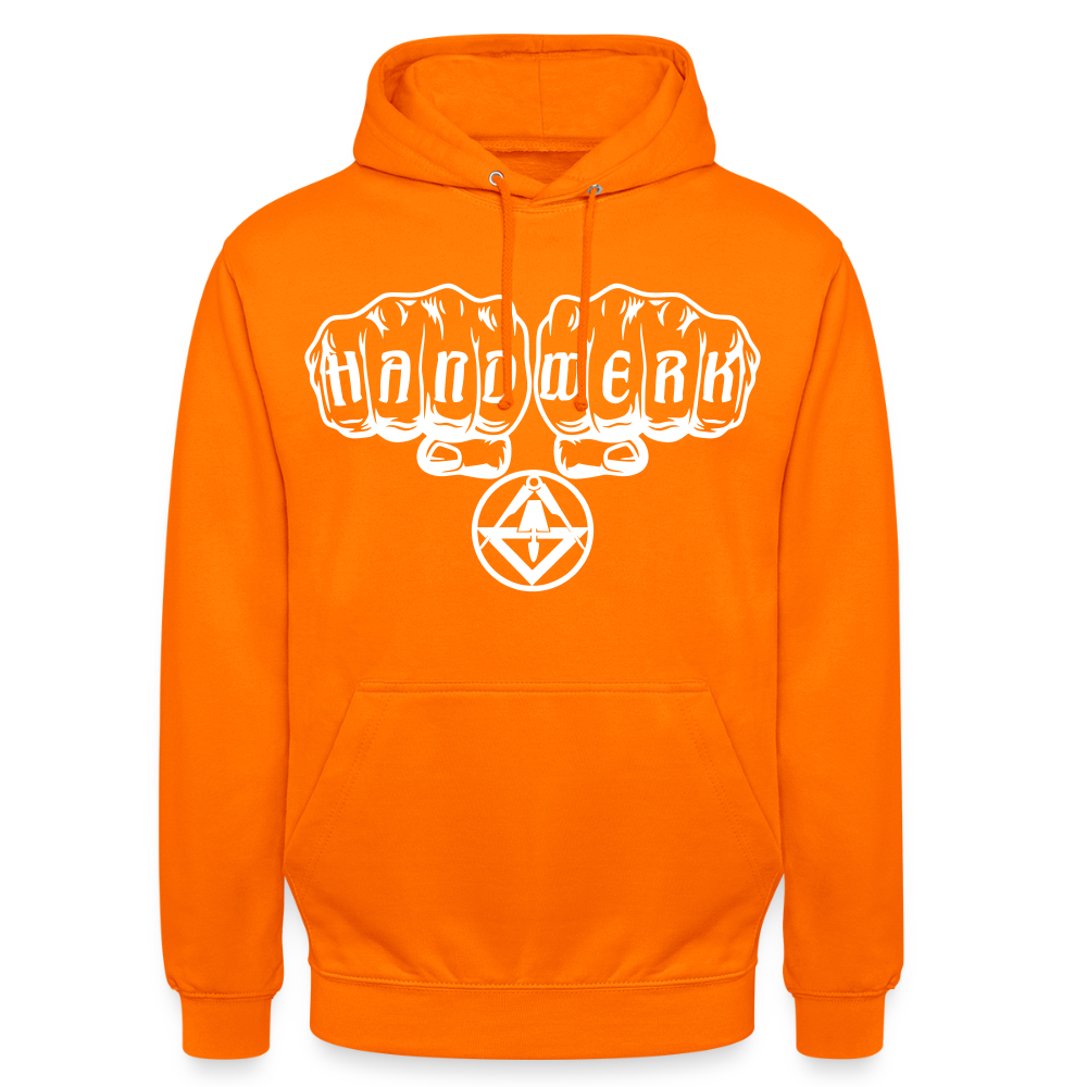 Unisex Hoodie "Stuckateur" Orange Unisex Hoodie