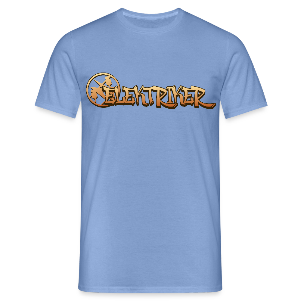 Unisex T-Shirt "Elektriker" carolina blue Männer T-Shirt