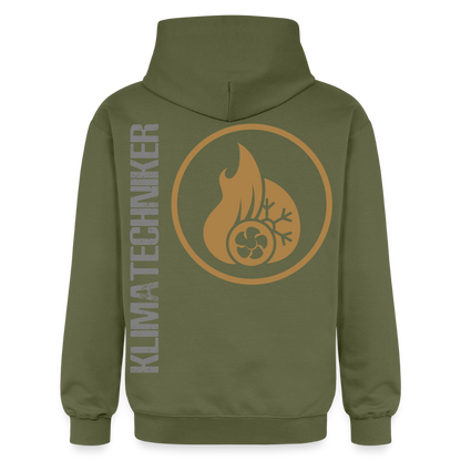 Gildan Unisex Softstyle® "Klimatechniker" Militärgrün Gildan Unisex Softstyle® Midweight Hoodie