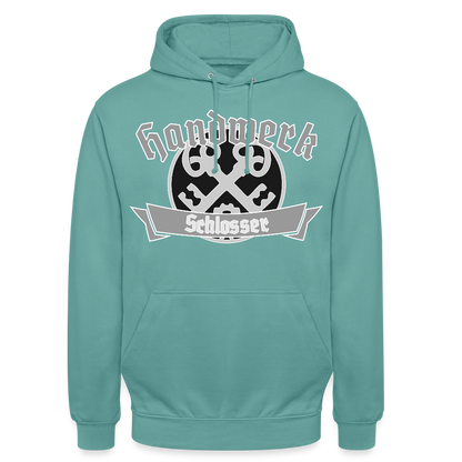 Unisex Hoodie "Schlosser" Pastelltürkis Unisex Hoodie