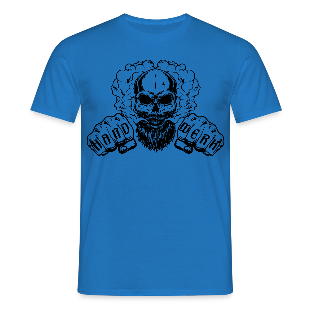 Unisex T-Shirt "Blackbeard-Handwerk" Royalblau Männer T-Shirt