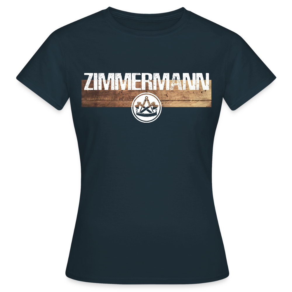 Frauen T-Shirt "Zimmermann" Navy Frauen T-Shirt