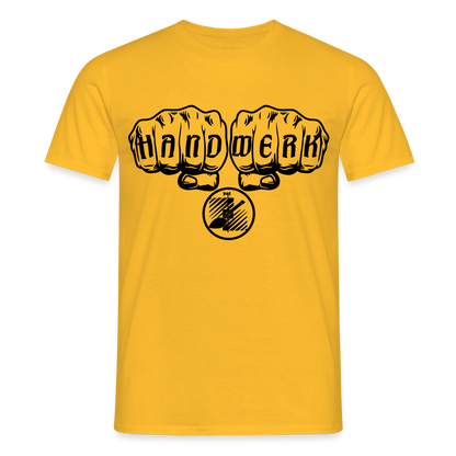 Unisex T-Shirt "Fliesenleger" Gelb Männer T-Shirt