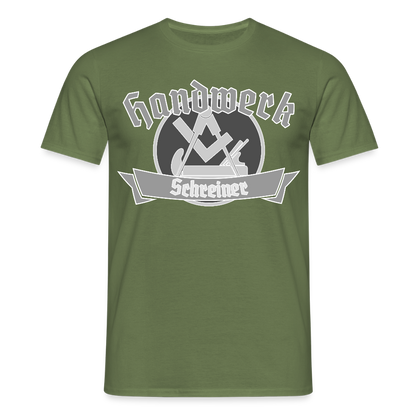 Unisex T-Shirt "Schreiner" Militärgrün Männer T-Shirt