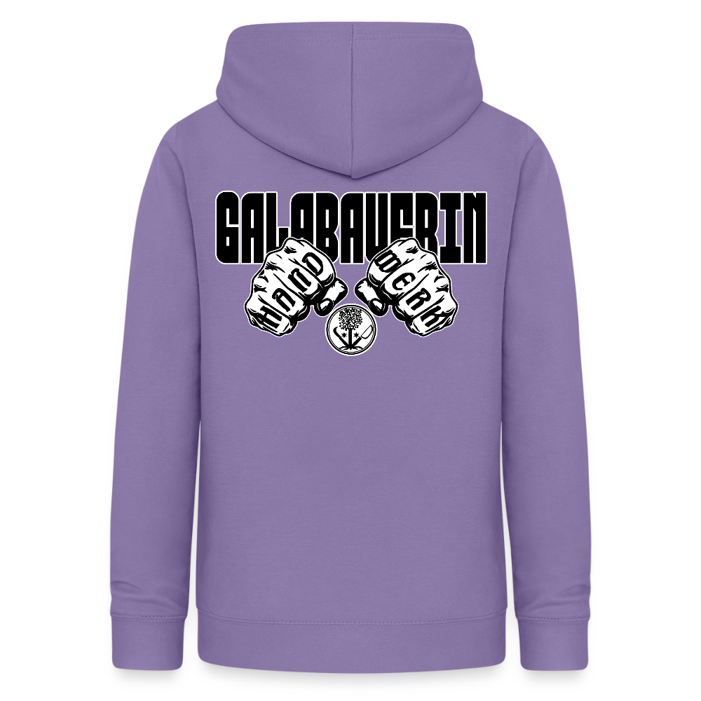 Frauen Hoodie "GaLaBauerin" (beidseitig beruckt) Lavendel Frauen Hoodie