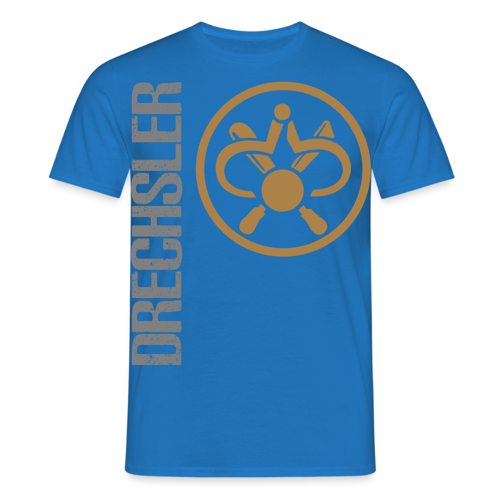 Unisex T-Shirt "Drechsler" Royalblau Männer T-Shirt