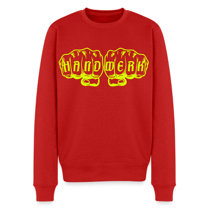 Unisex Premium Pullover "Metallbauer" neongelb Rot Männer Premium Pullover
