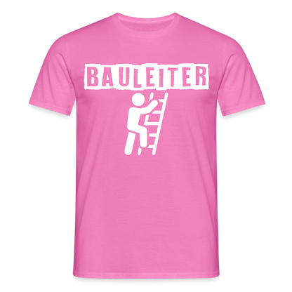 Unisex T-Shirt "Bauleiter" Pink Männer T-Shirt