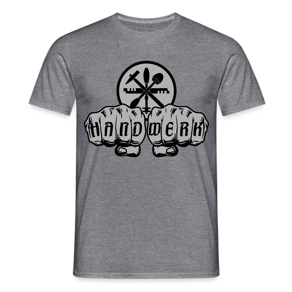 Unisex T-Shirt "Glaser" Graphit meliert Männer T-Shirt