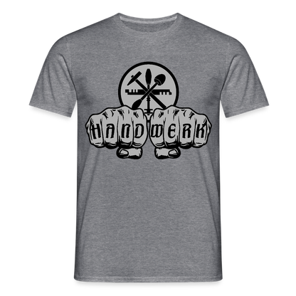 Unisex T-Shirt "Glaser" Graphit meliert Männer T-Shirt