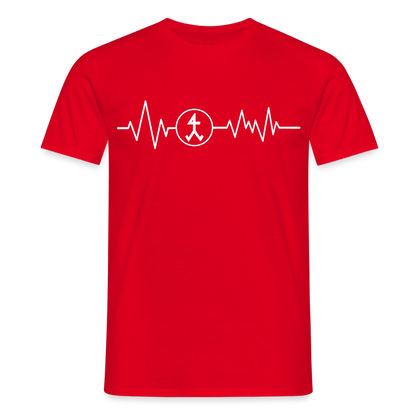 Unisex T-Shirt "Steinmetz" Rot Männer T-Shirt
