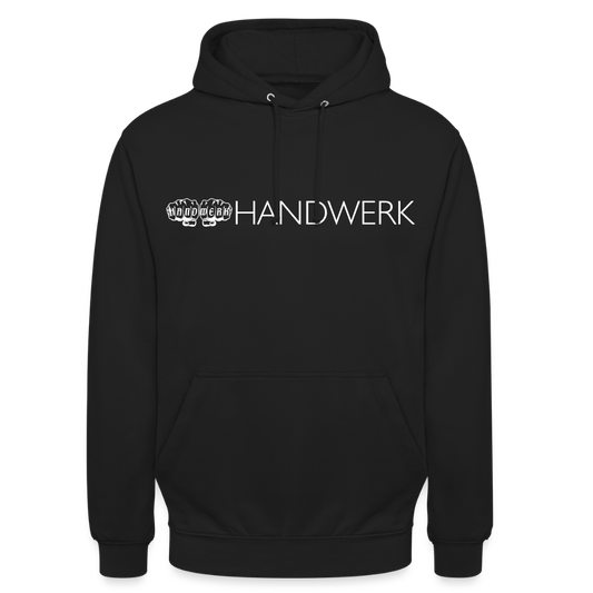 Unisex Hoodie "Handwerk" Schwarz Unisex Hoodie