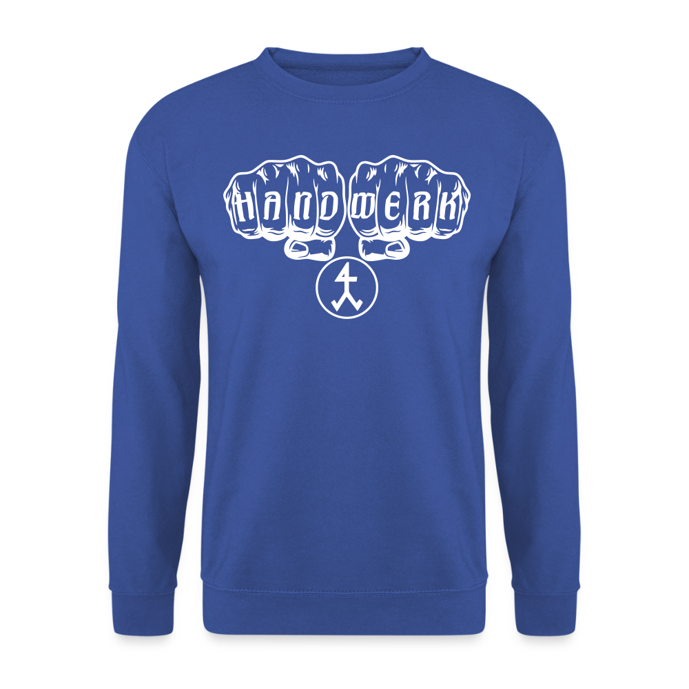 Unisex Pullover "Steinmetz" Royalblau Unisex Pullover
