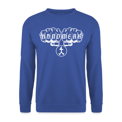 Unisex Pullover "Steinmetz" Royalblau Unisex Pullover