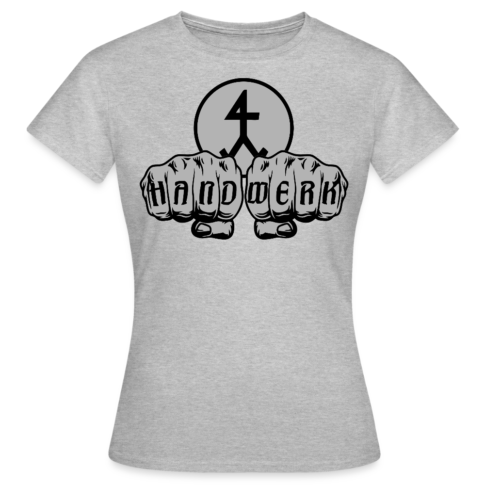 Frauen T-Shirt "Steinmetz" Grau meliert Frauen T-Shirt