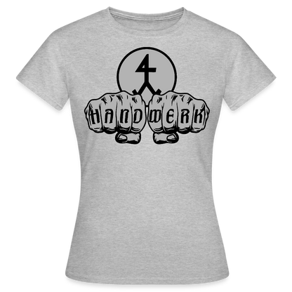 Frauen T-Shirt "Steinmetz" Grau meliert Frauen T-Shirt