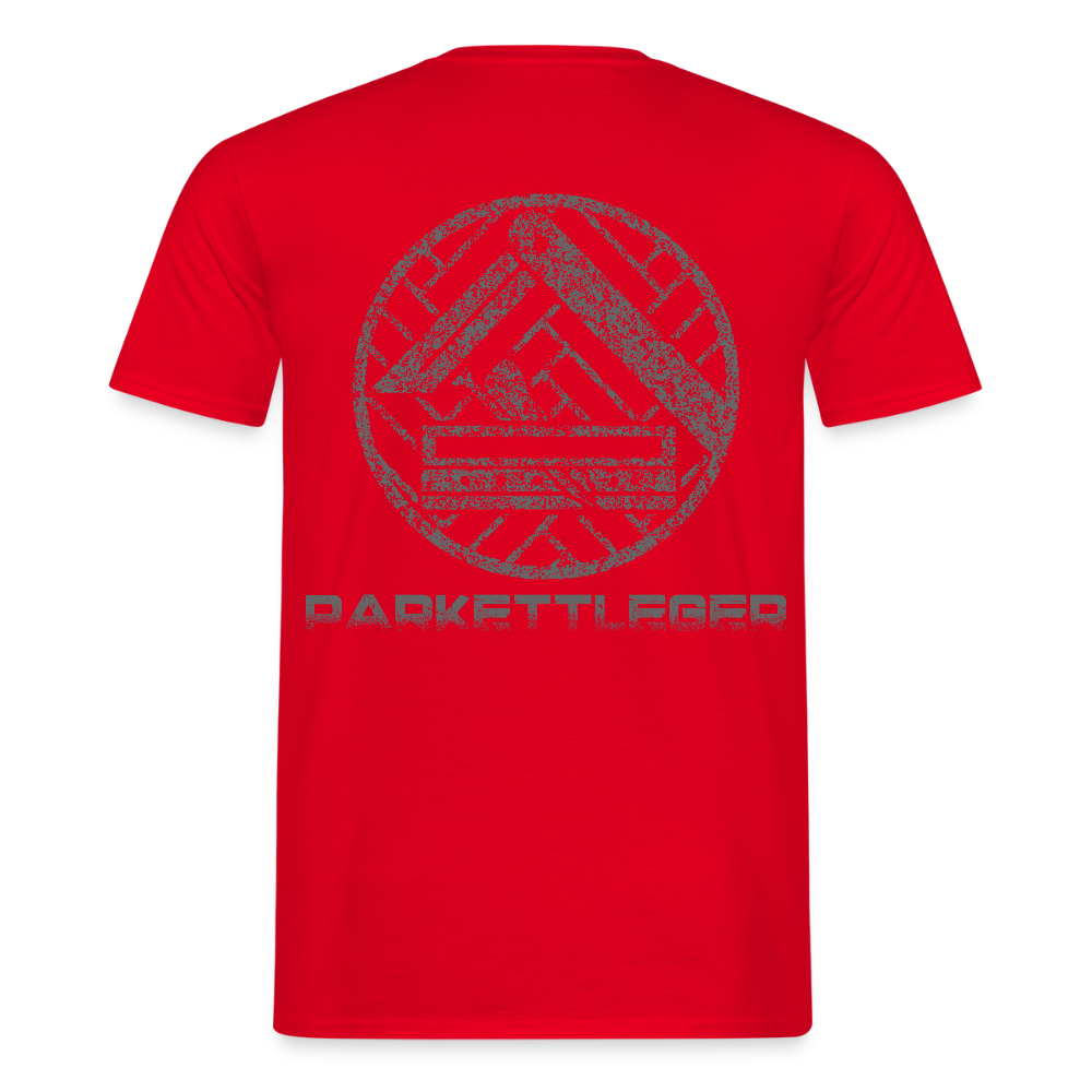 Unisex T-Shirt "Parkettleger" Rot Männer T-Shirt