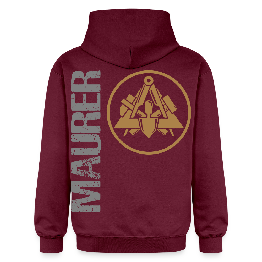 Gildan Unisex Softstyle® "Maurer" Maroon Gildan Unisex Softstyle® Midweight Hoodie